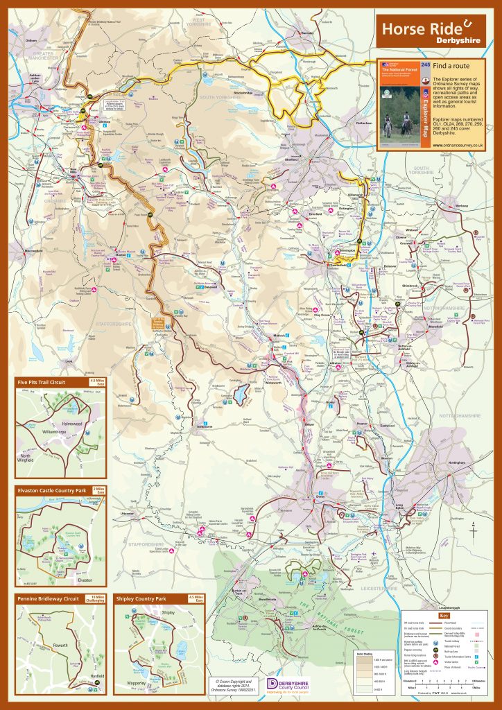 Horse ride holiday derbyshire